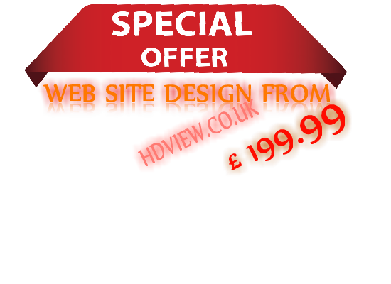 web site page special offer web design north london